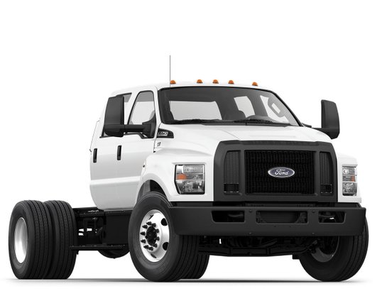 2027 Ford Super Duty F-750 Straight Frame Gas SUPER CAB DOCK HGT Oxford White