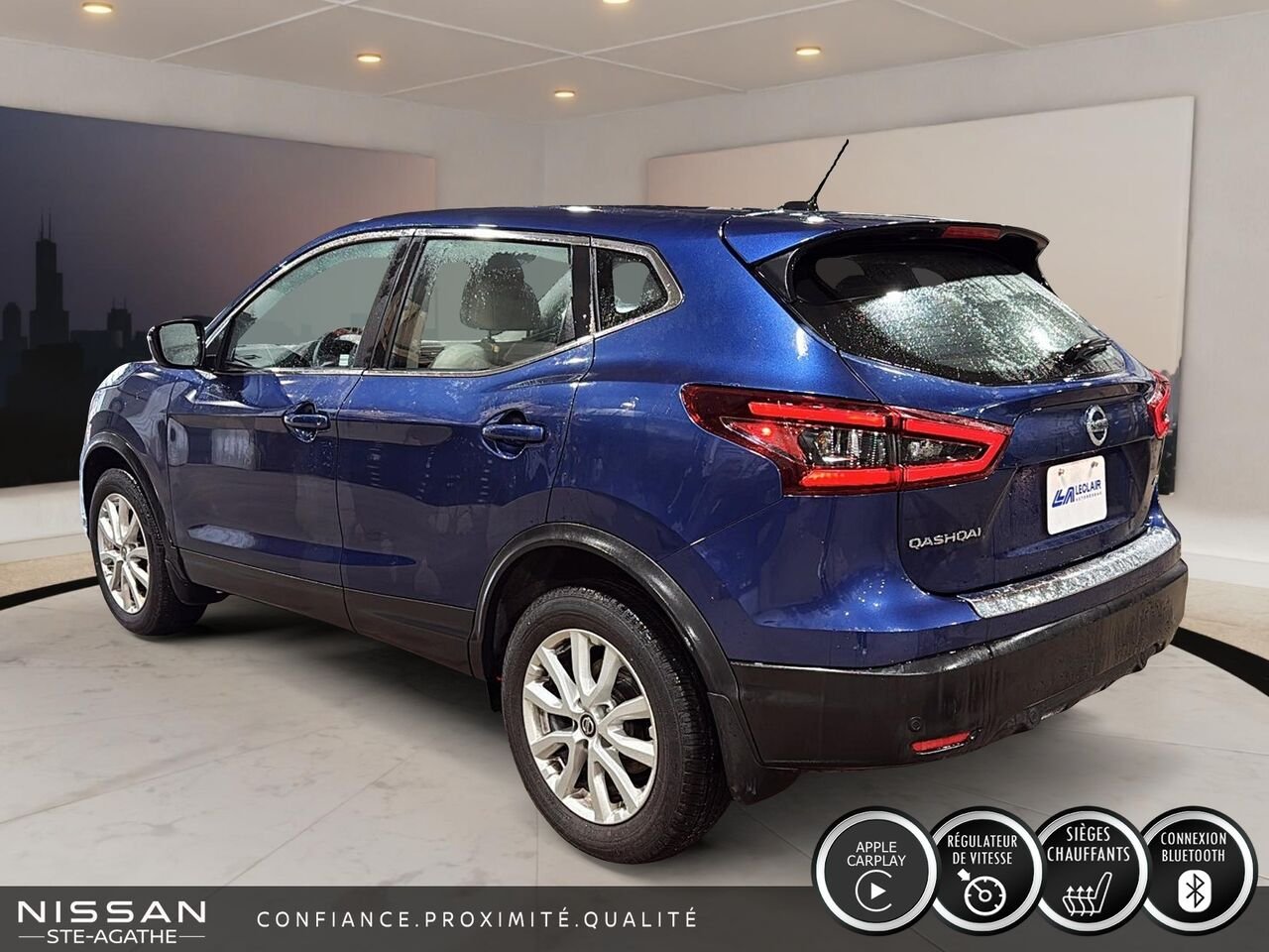 2023 Nissan Qashqai S TI | JAMAIS ACCIDENTÉ | SIÈGES CHAUFFANTS | ANGLES MORTS | CAMÉRA DE RECUL Blue Saint-Jérôme - photo #4