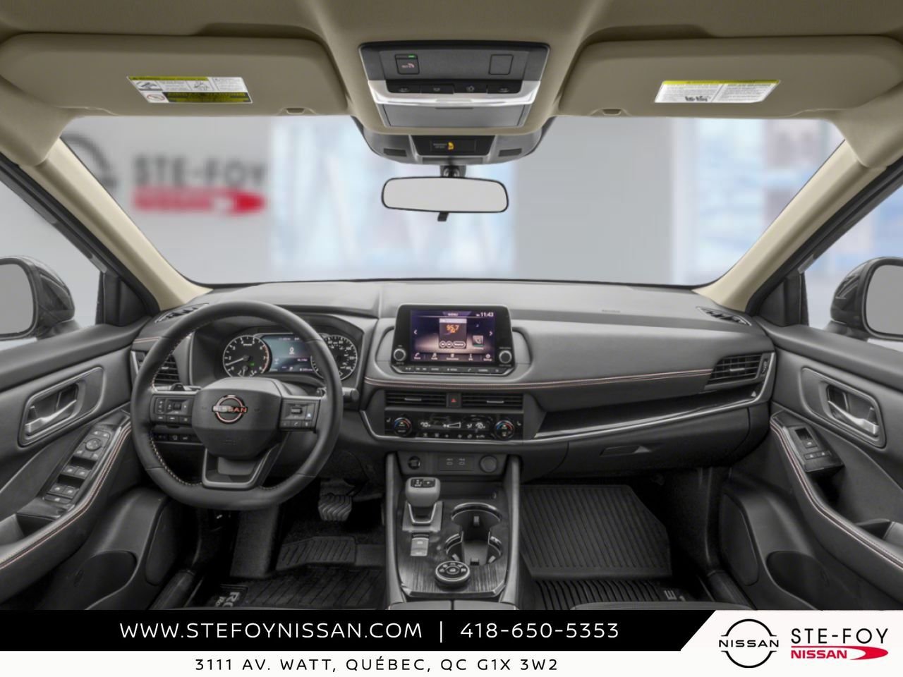 NISSAN Rogue 2026 Blanc Everest nacré triple couche Ste-Foy - photo #5