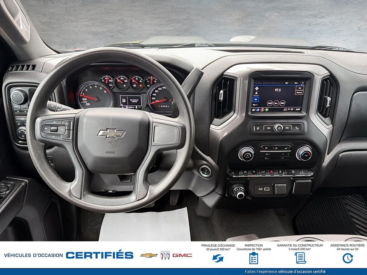 CHEVROLET SILVERADO Custom Trail Boss cabine multiplace 4RM 157 po 2022 GRIS CEND Montmagny - photo #8