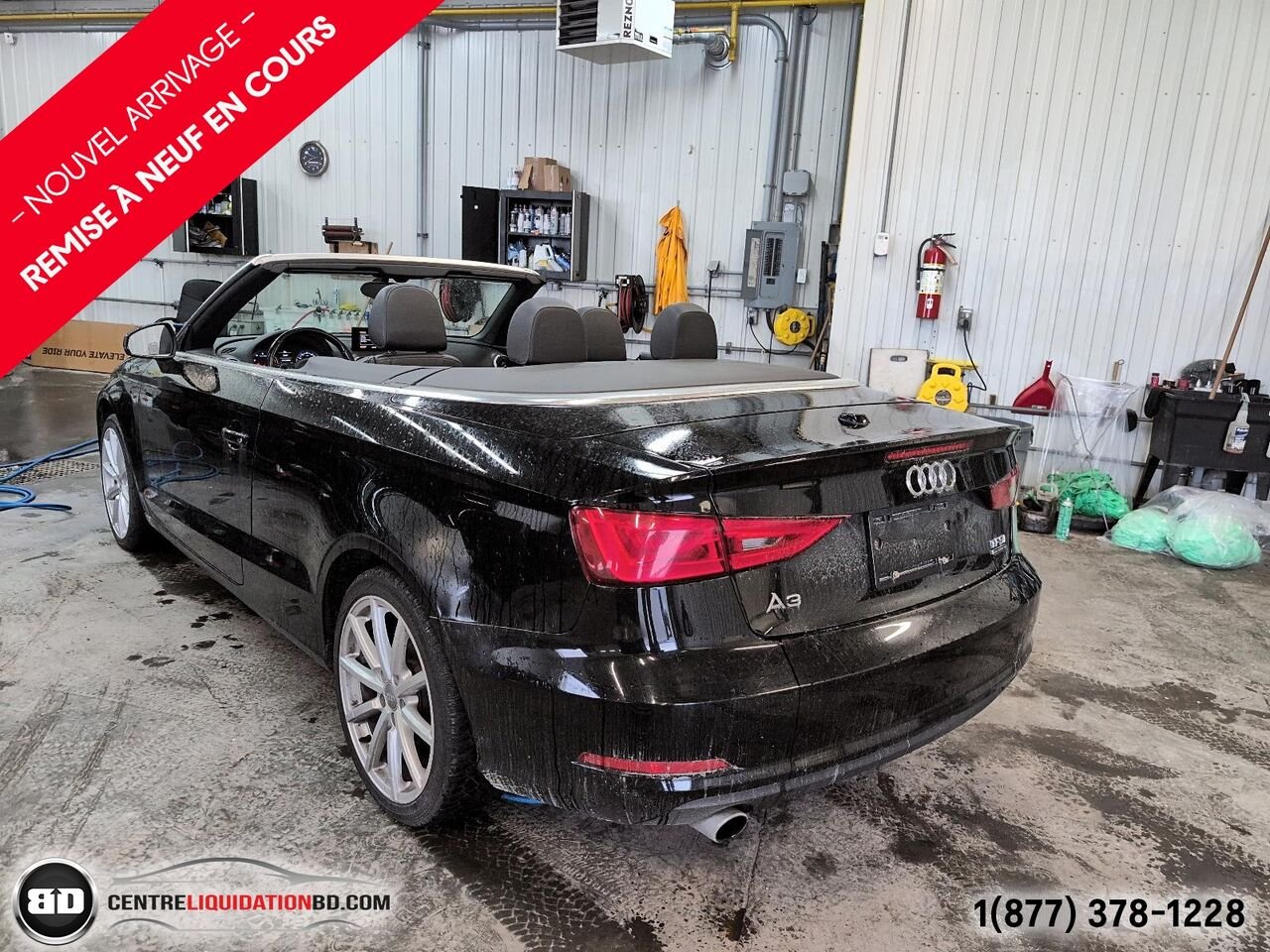 2015 Audi A3 2.0T Progressiv TSI QUATTRO CONVERTIBLE | BD0240 Black Granby - photo #8