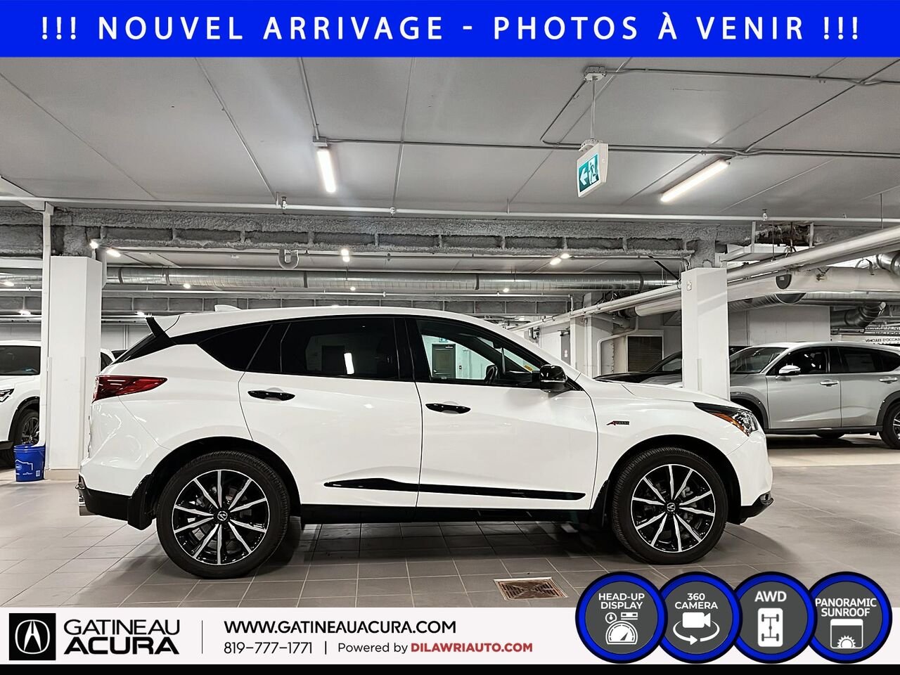 Acura RDX A-Spec Platinum Élite SH-AWD 2025 Blanc Gatineau - photo #3