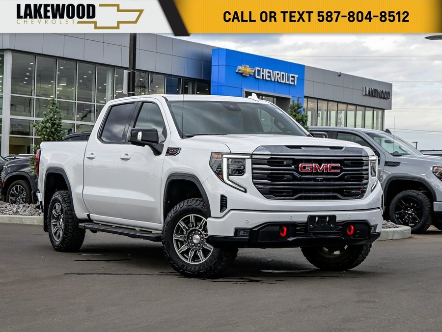 2024 GMC Sierra 1500 AT4 6.2L | Power Sunroof White