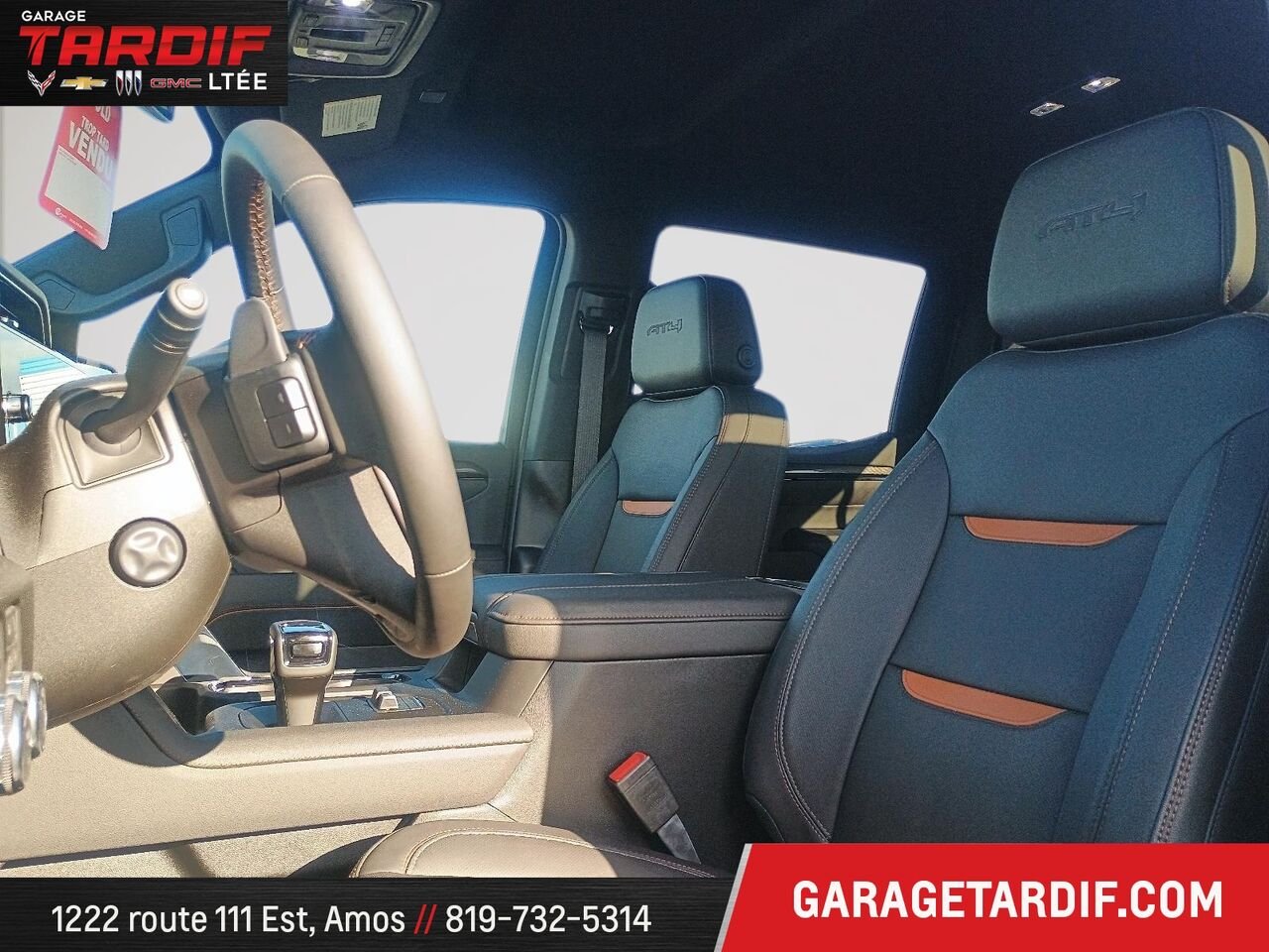 GMC Sierra 1500 AT4 cabine multiplace 4RM 157 po 2026 Noir onyx Amos - photo #2
