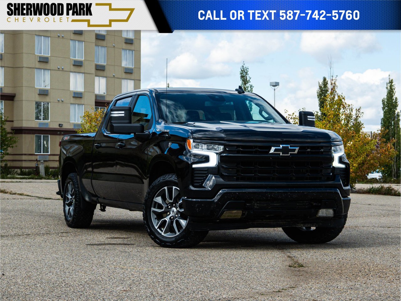 2024 Chevrolet Silverado 1500 4WD Crew Cab 147 RST Black Sherwood Park - photo #0
