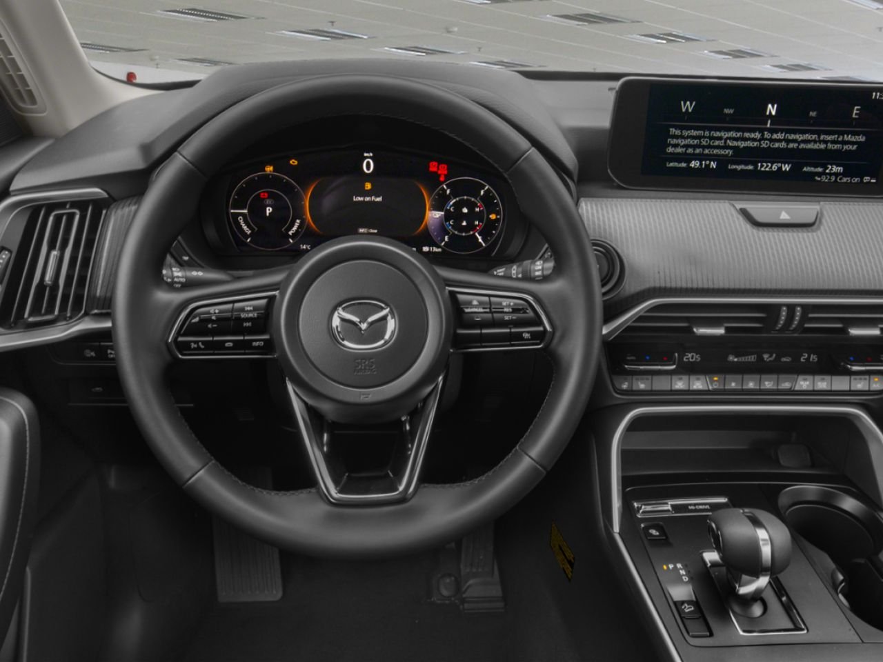 Mazda CX-70 hybride rechargeable 2026 Blanc rhodium métallisé Lac Mégantic - photo #3