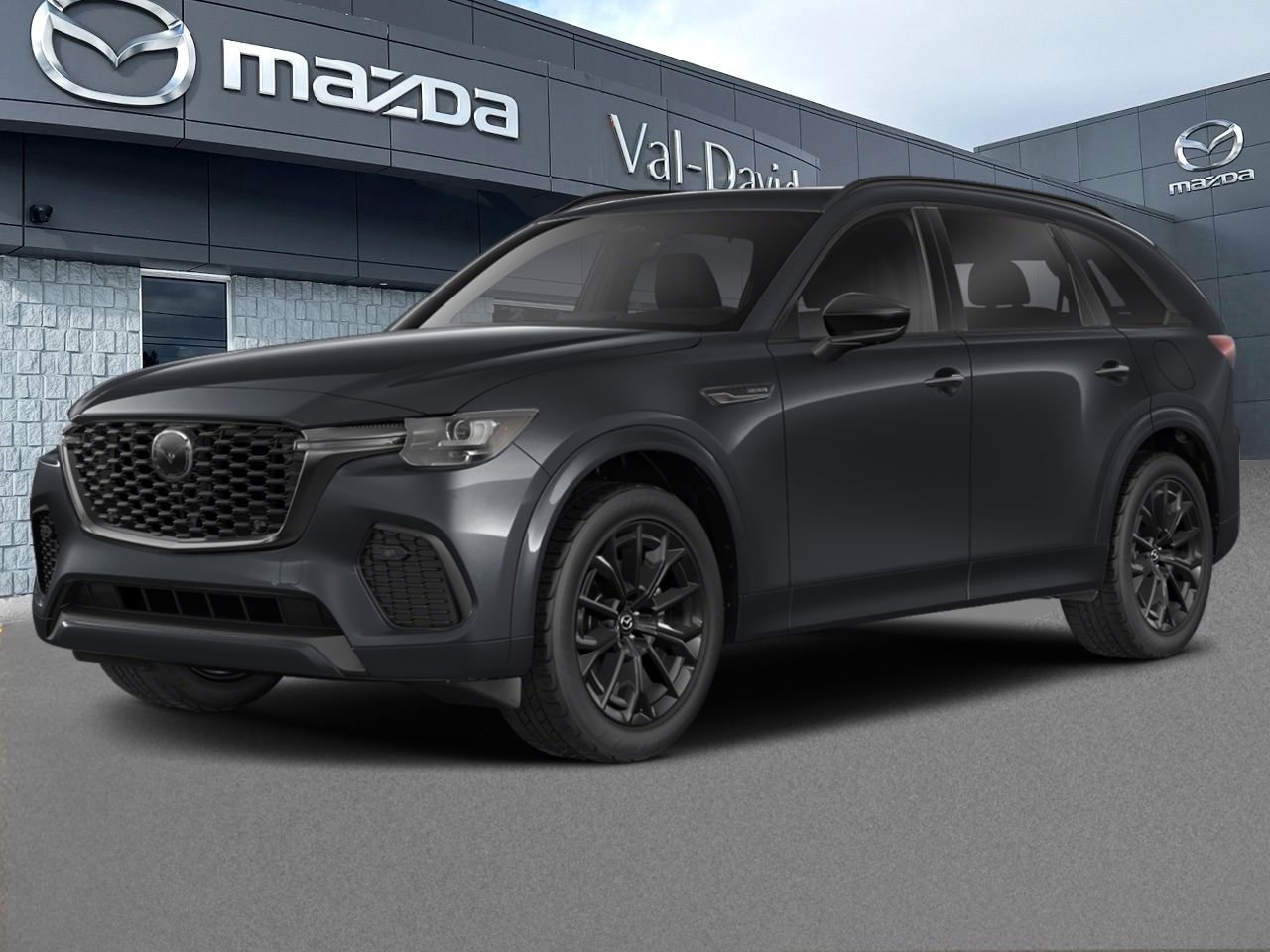 Mazda CX-70 hybride léger GT-P TI 2026 Noir de jais mica Val-David - photo #0