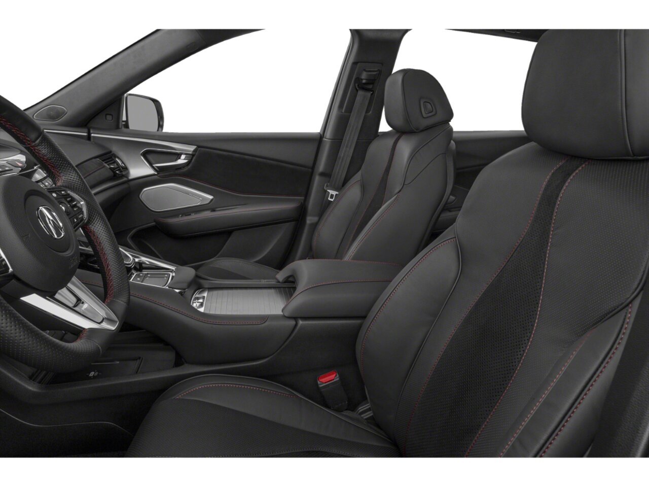 Acura RDX A-Spec 2023 LIQUID CARBON METALLIC(NH-885MX)-RED Saint-Eustache - photo #11