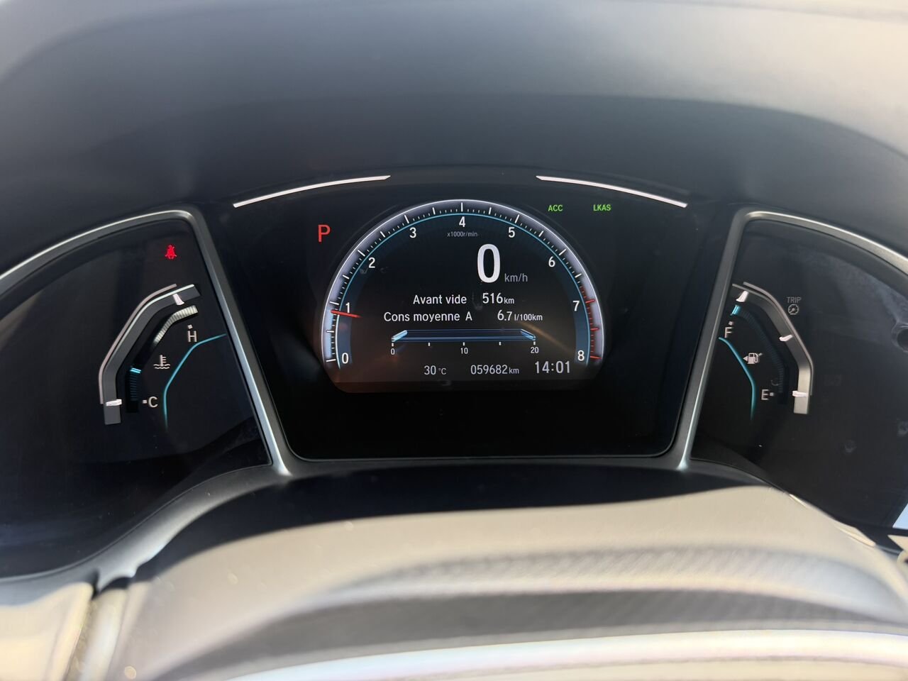 Honda Civic Berline EX AUTOMAITQUE 2019 Noir Laval - photo #25