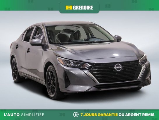 2025 Nissan Sentra S Plus AUTO A/C GR ELECT MAGS CAM RECUL BLEUTOOTH Grey