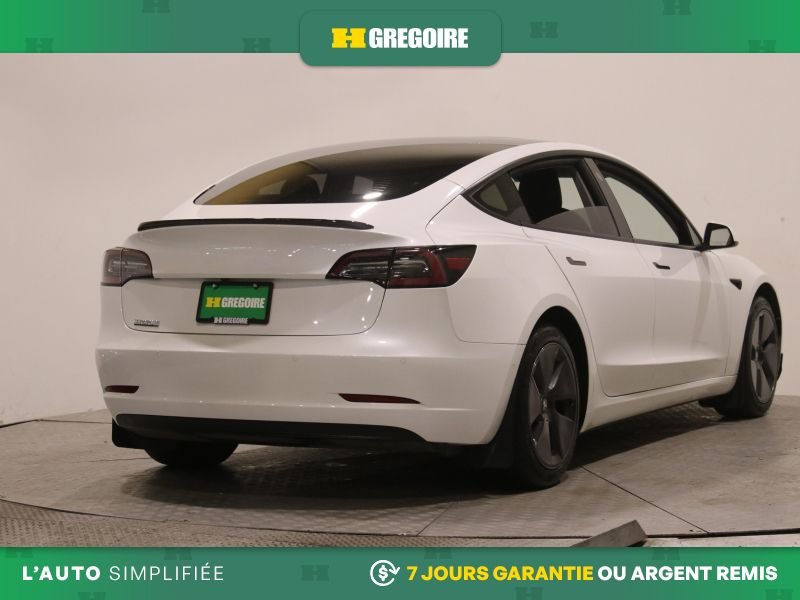 Tesla Model 3 822660 | Standard Range Plus AUTO AC CUIR TOIT NAV MAGS CAM 2021 Blanc Laval - photo #8