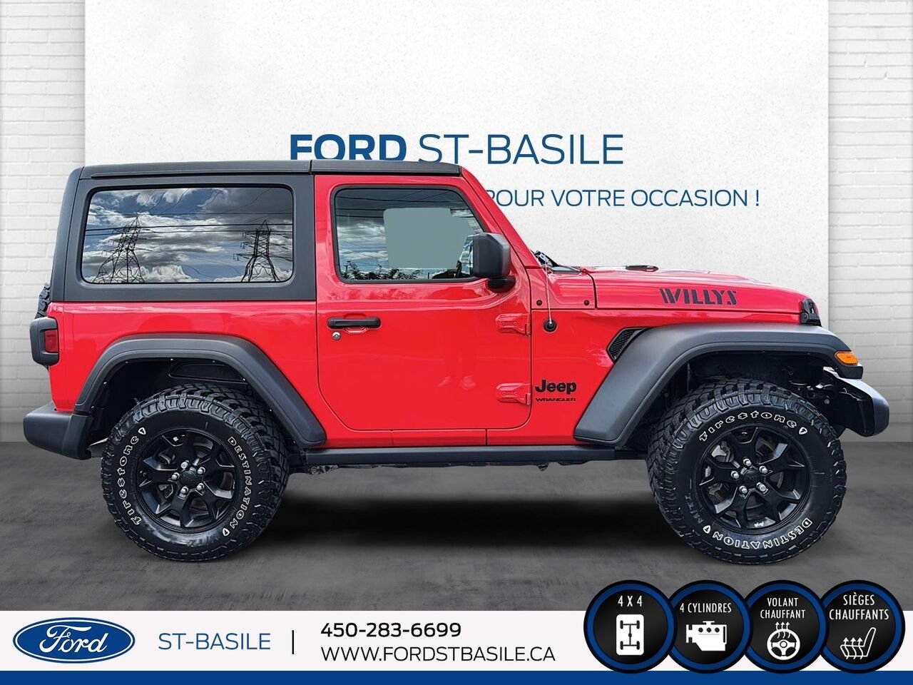 2021 JEEP WRANGLER Red Saint-Basile-le-Grand - photo #9
