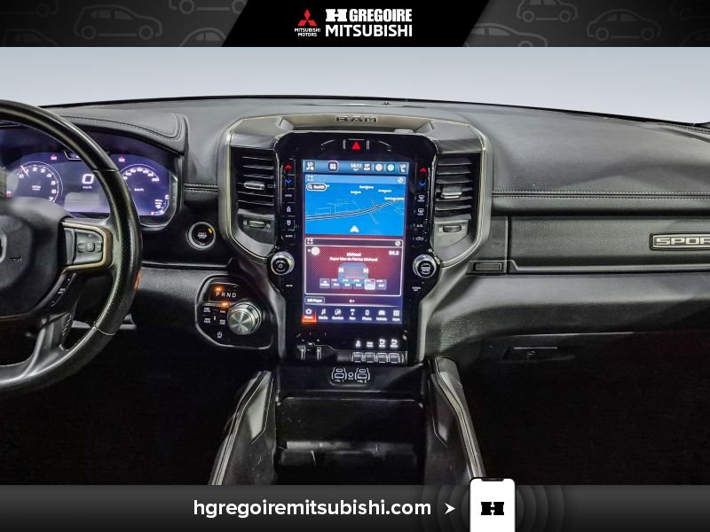 Dodge Ram MH4543 | Sport * Crew Cab * 4x4 * Mags * Carplay * Caméra 2023 Noir Laval - photo #24