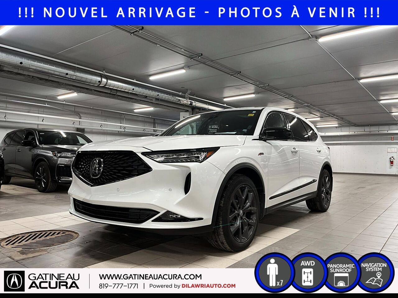 White 2023 Acura MDX SUV / Crossover All-Wheel Drive Automatic