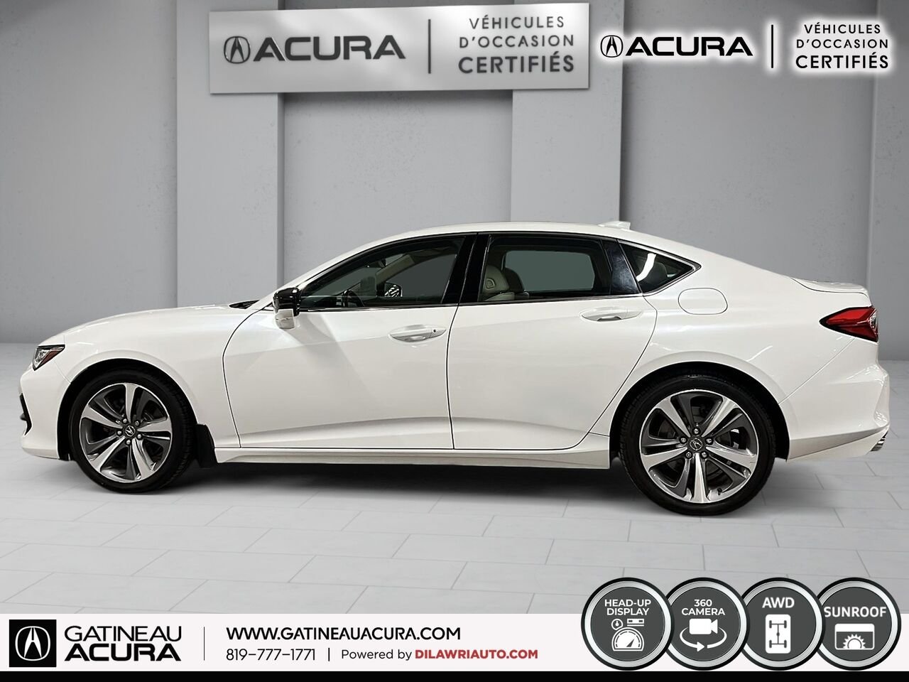 2021 Acura TLX Platinum Élite berline SH-AWD White Gatineau - photo #19