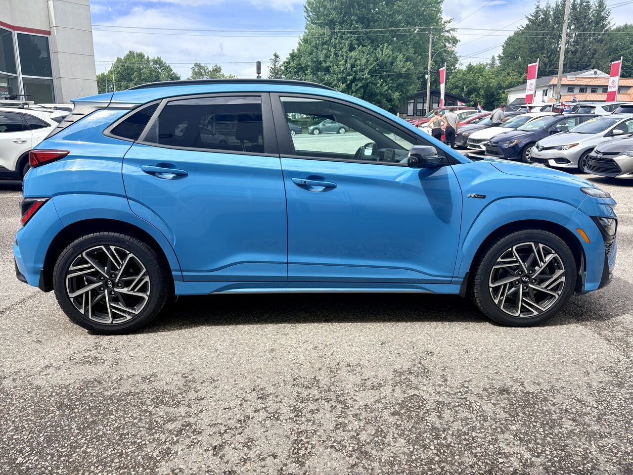 2022 HYUNDAI KONA Blue Mont-Laurier - photo #3
