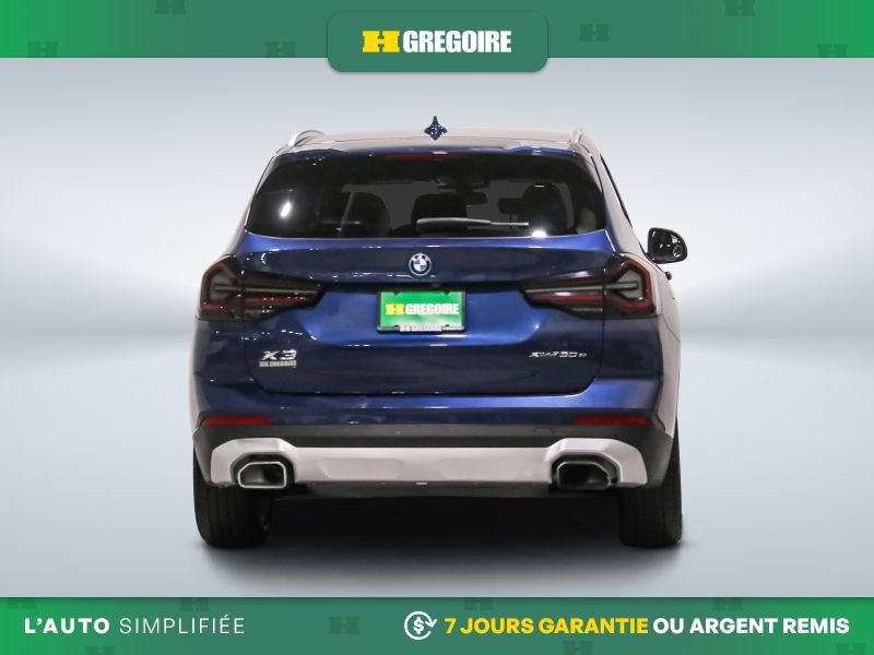 BMW X3 2023 Bleu Blainville - photo #7