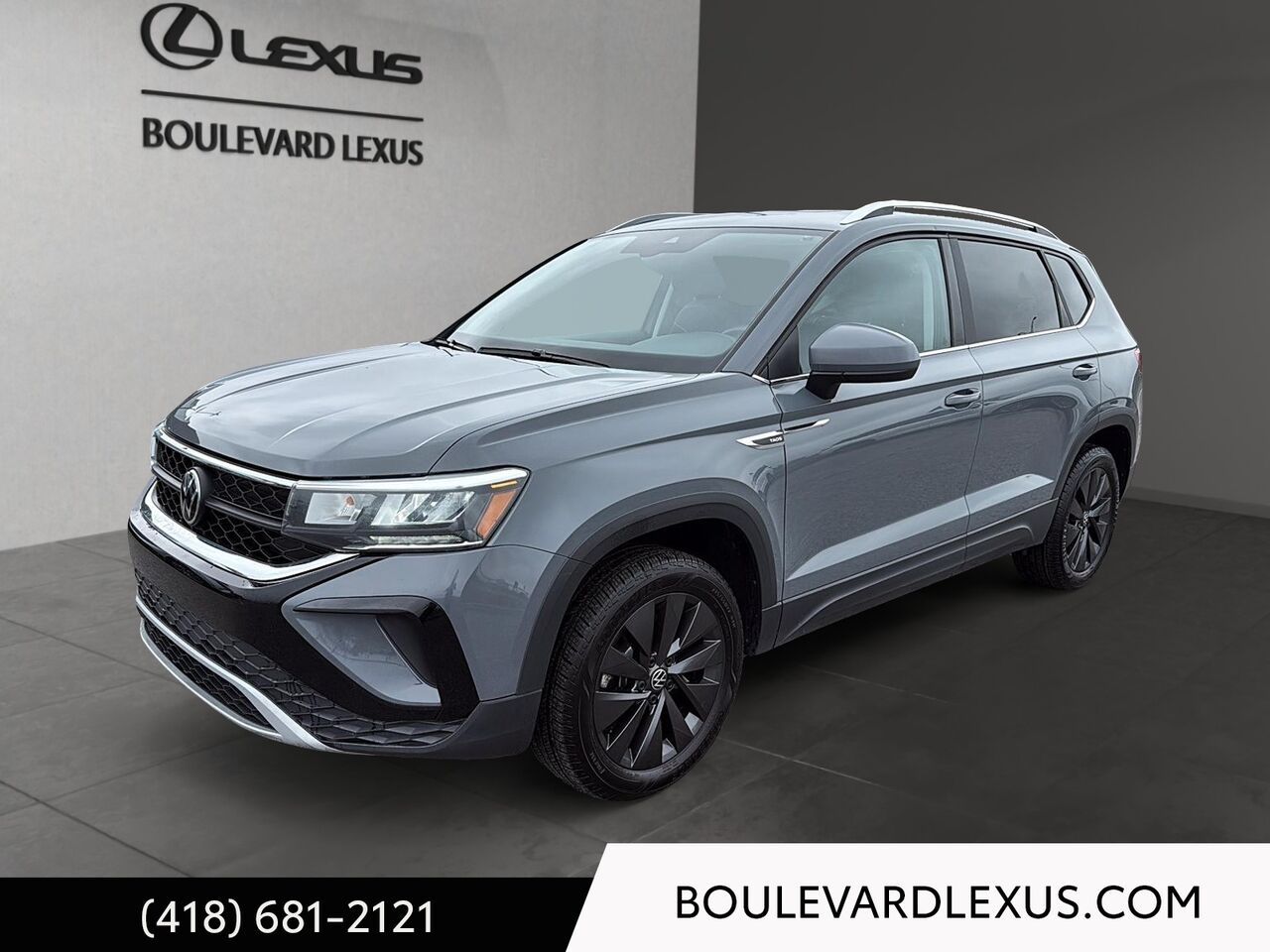 Gray 2024 Volkswagen Taos SUV / Crossover  Automatic