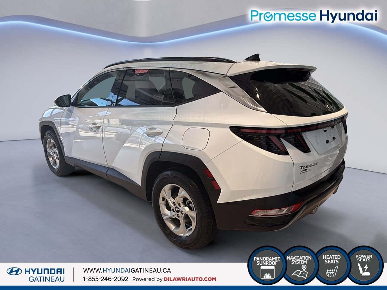 2024 Hyundai Tucson White Gatineau - photo #3