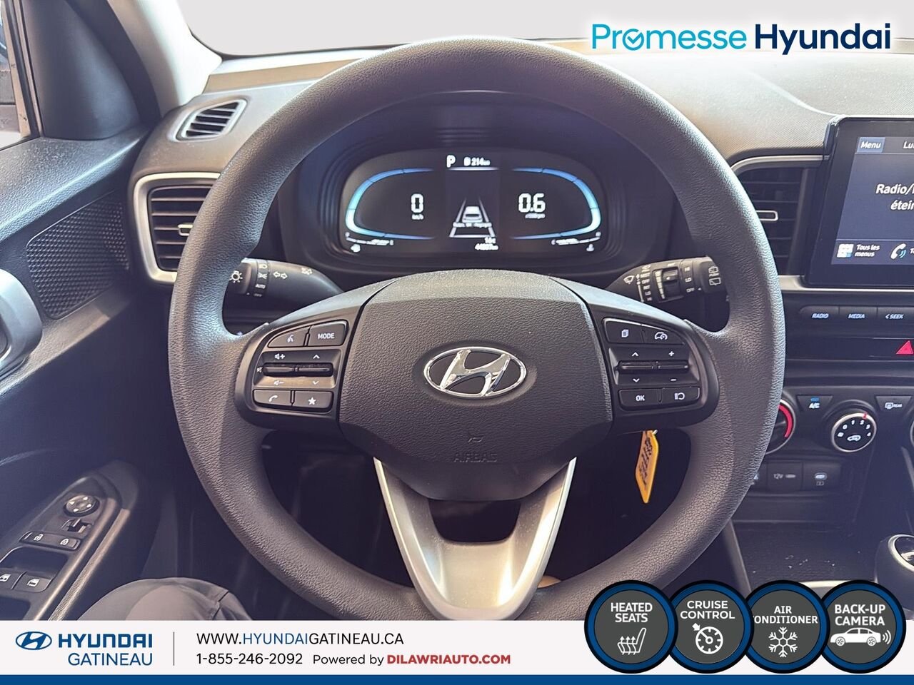 2023 Hyundai Venue Black Gatineau - photo #9
