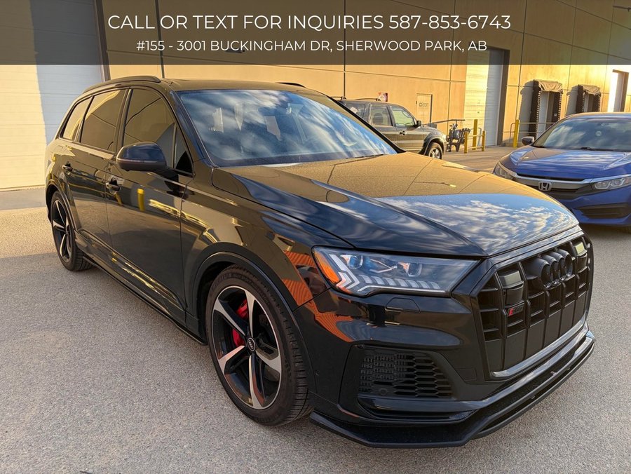2021 Audi SQ7 Premium Plus | APR Tune | Carbon Fiber Intake | Maxton Design Body Kit | Diamond Stitching Seats Black