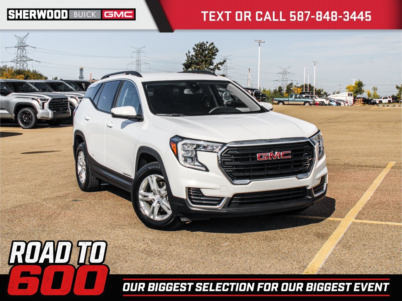2024 GMC Terrain AWD 4dr SLE White Sherwood Park - photo #0
