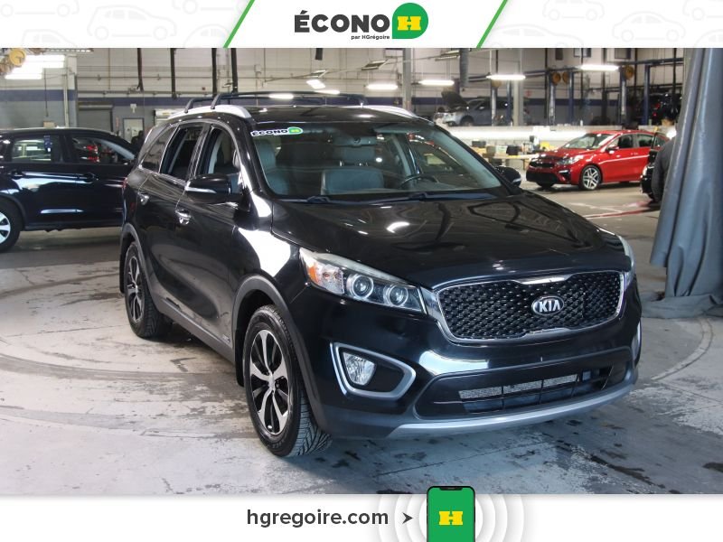 Kia Sorento 821570 | 3.3L EX+ AWC 7 PASSAGERS CUIR CAMÉRA MAGS 2016 Noir Laval - photo #0
