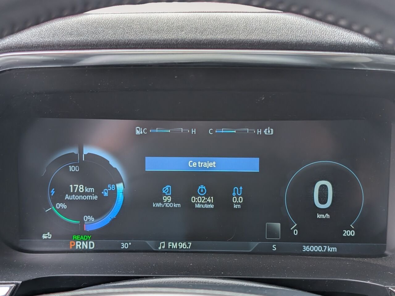 Ford F-150 Lightning XLT/SIÈGES CHAUFFANT/VOLANT CHAUFFANT/AC BIZONE/BLUETOOTH/CAMÉRA DE RECUL 2023 Noir Sherbrooke - photo #16