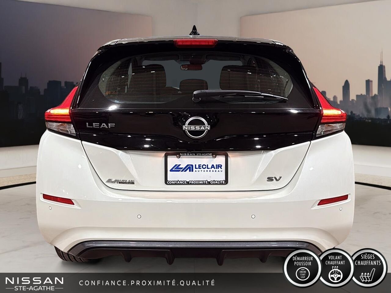 Nissan LEAF 2024 Blanc Ste-Agathe des Monts - photo #3