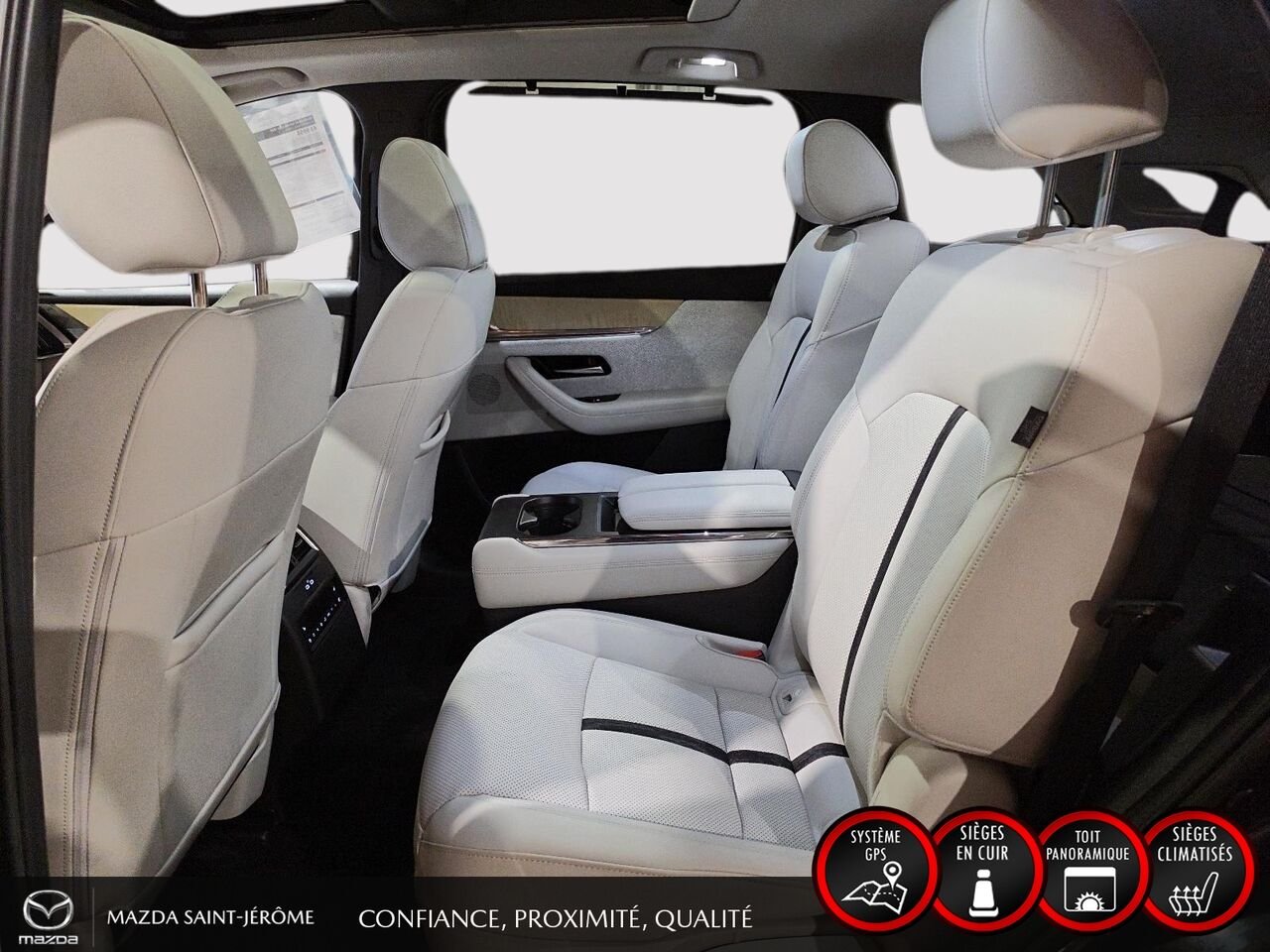 Mazda CX-90 hybride léger SIGNATURE TI | 1 PROPRIÉTAIRE | JAMAIS ACCIDENTÉ | HYBRIDE LÉGER | TOIT PANORAMIQUE | CUIR NAPPA 2024 Rouge Saint-Jérôme - photo #21