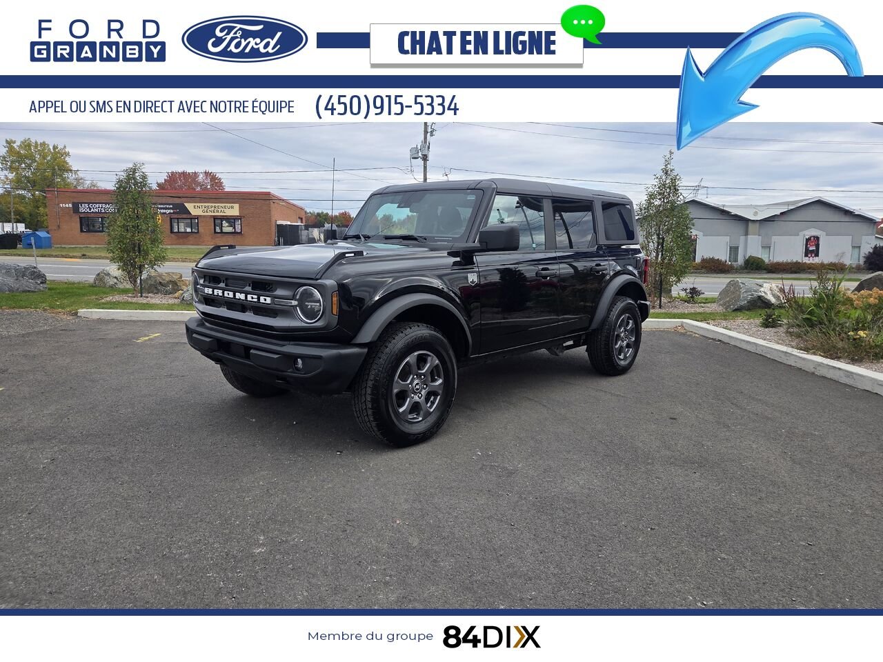 2023 Ford Bronco Black Granby - photo #2