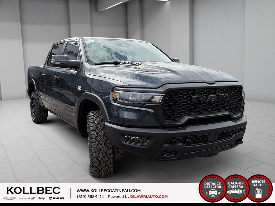 2026 RAM 1500 Rebel cabine d'équipe 4x4 caisse de 5 pi 7 po Forged Blue Metallic