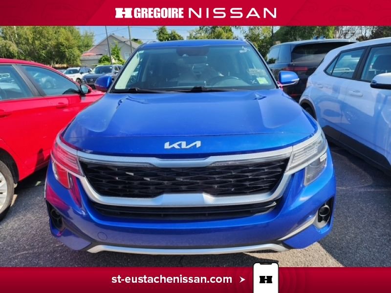 Kia Seltos SE4715 | EX AWD TOIT MAGS CAMERA BANC CHAUFFANT 2022 Bleu Laval - photo #2