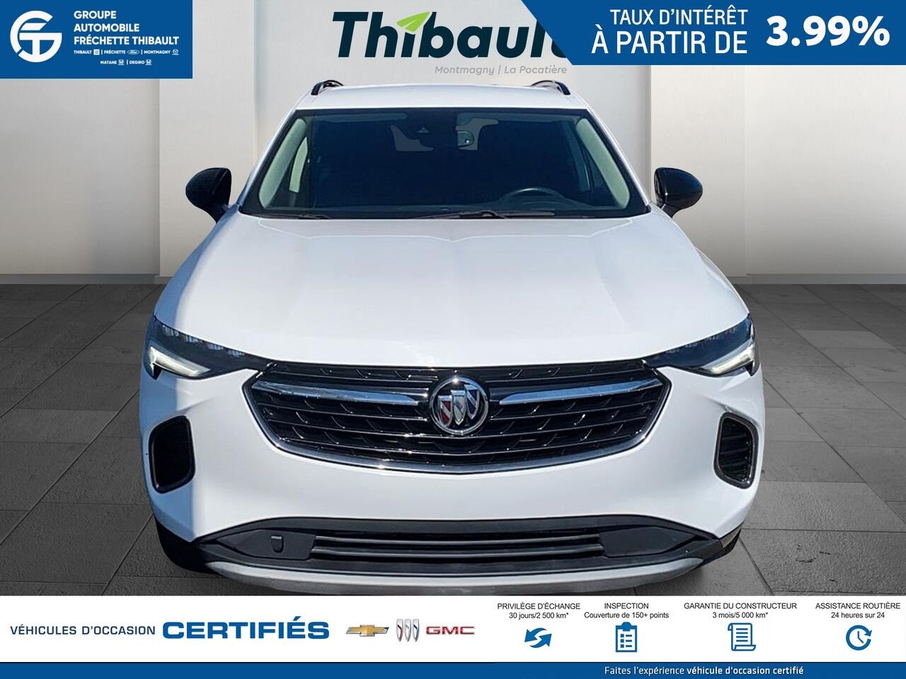 2022 BUICK ENVISION Privilégiée 4 portes TI White Montmagny - photo #1