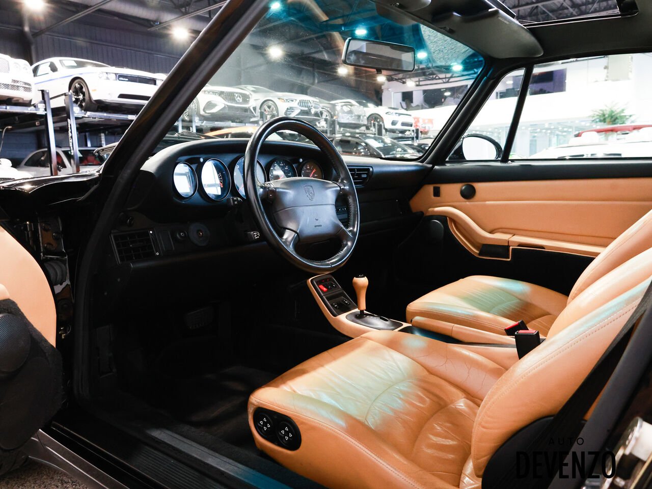 porsche 993 carrera 1996 Noir Saint-Eustache - photo #7