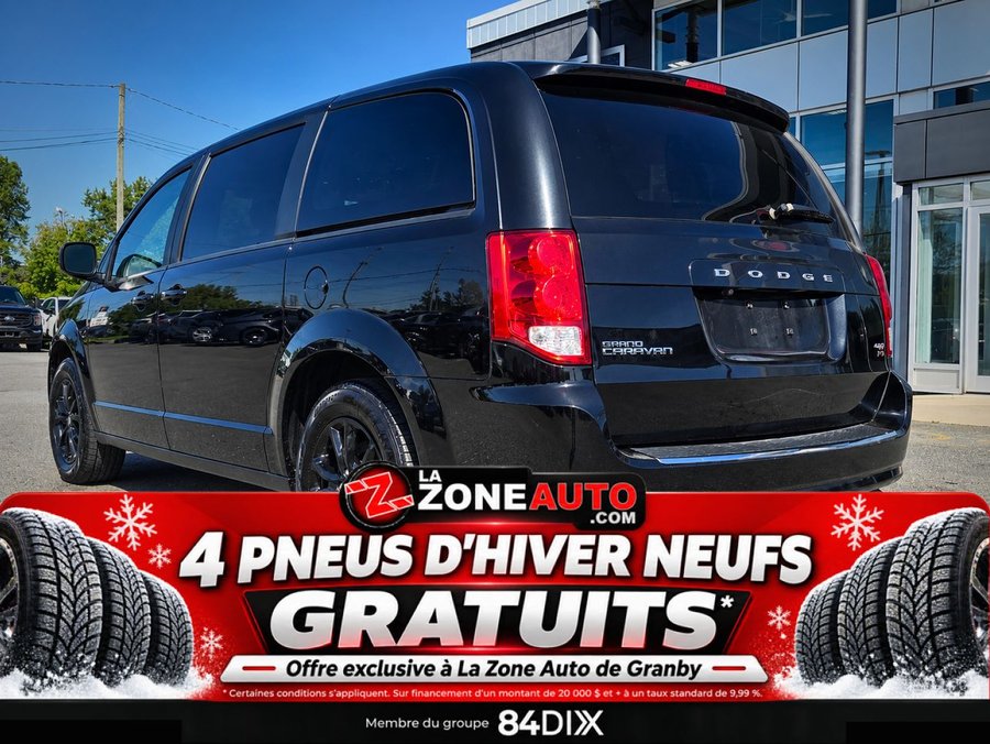 Dodge Grand Caravan GT Stow N Go Cuir + sièges et volant chauffant 2019 Noir
