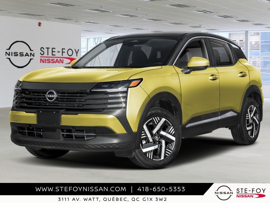 NISSAN Kicks K6521 2026 Jaune yuzu métallisé/Noir intense