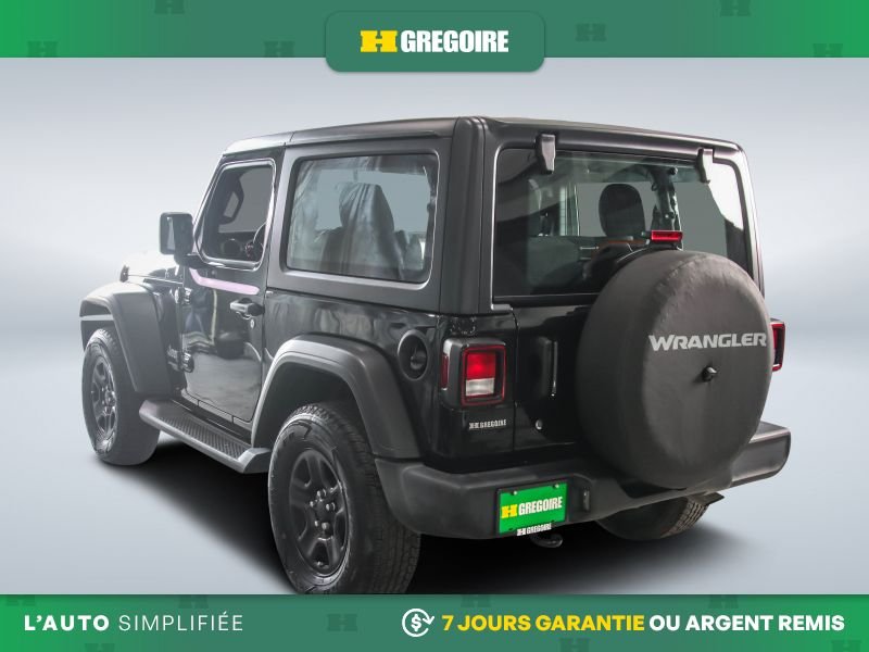 Jeep Wrangler 821782 | Sport 4WD AUTO A/C MAGS CAM RECUL BLUETOOTH 2019 Noir Laval - photo #4