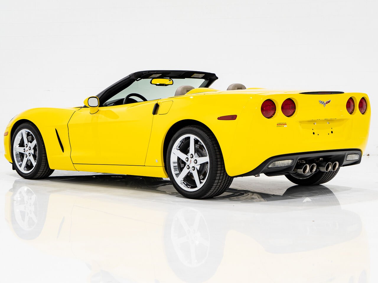 Chevrolet Corvette With only 900km (563mi) From new with window sticker 2008 Jaune Kirkland - photo #10