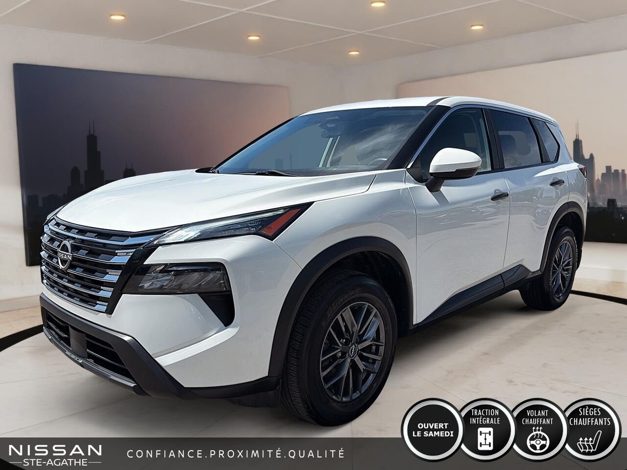 Nissan Rogue 2024 Blanc Ste-Agathe des Monts - photo #0