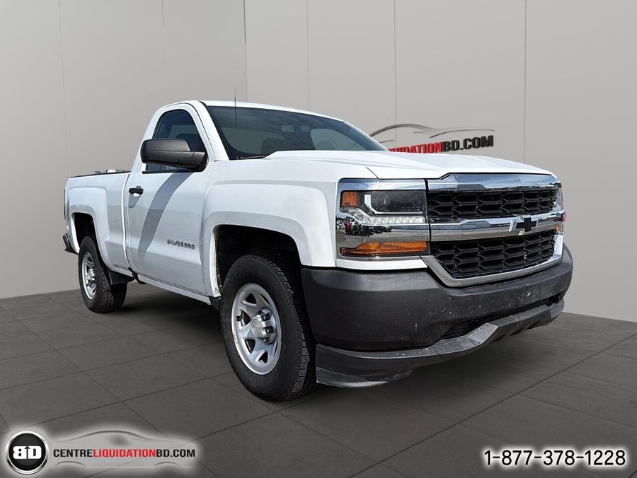 2017 Chevrolet Silverado 1500 WT CAB SIMPLE BOITE 6.5P White