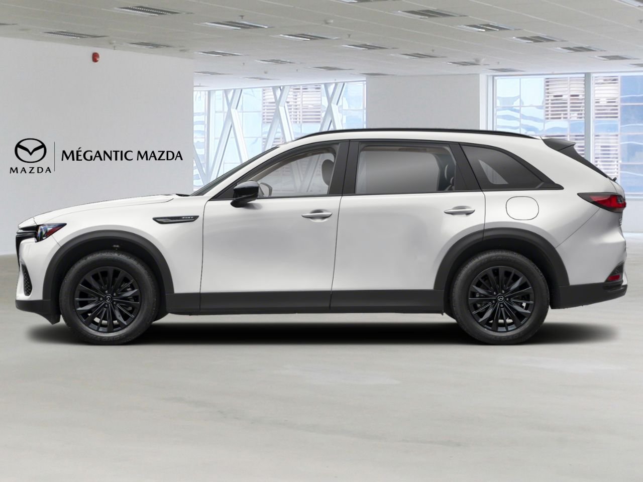 Mazda CX-70 hybride rechargeable 2026 Blanc rhodium métallisé Lac Mégantic - photo #1