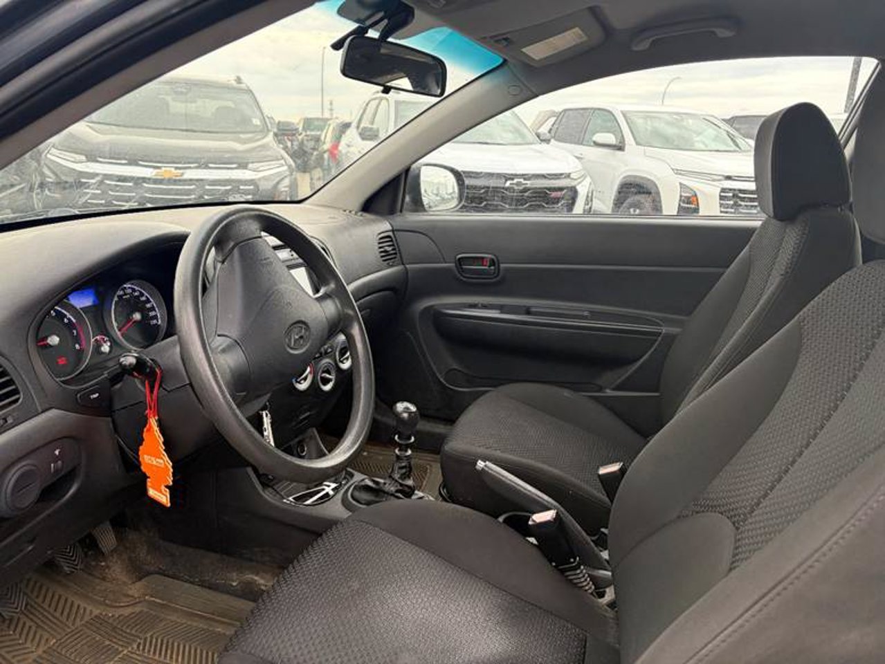 2010 Hyundai Accent 3dr HB Man L Midnight Grey Pearl Sherwood Park - photo #5