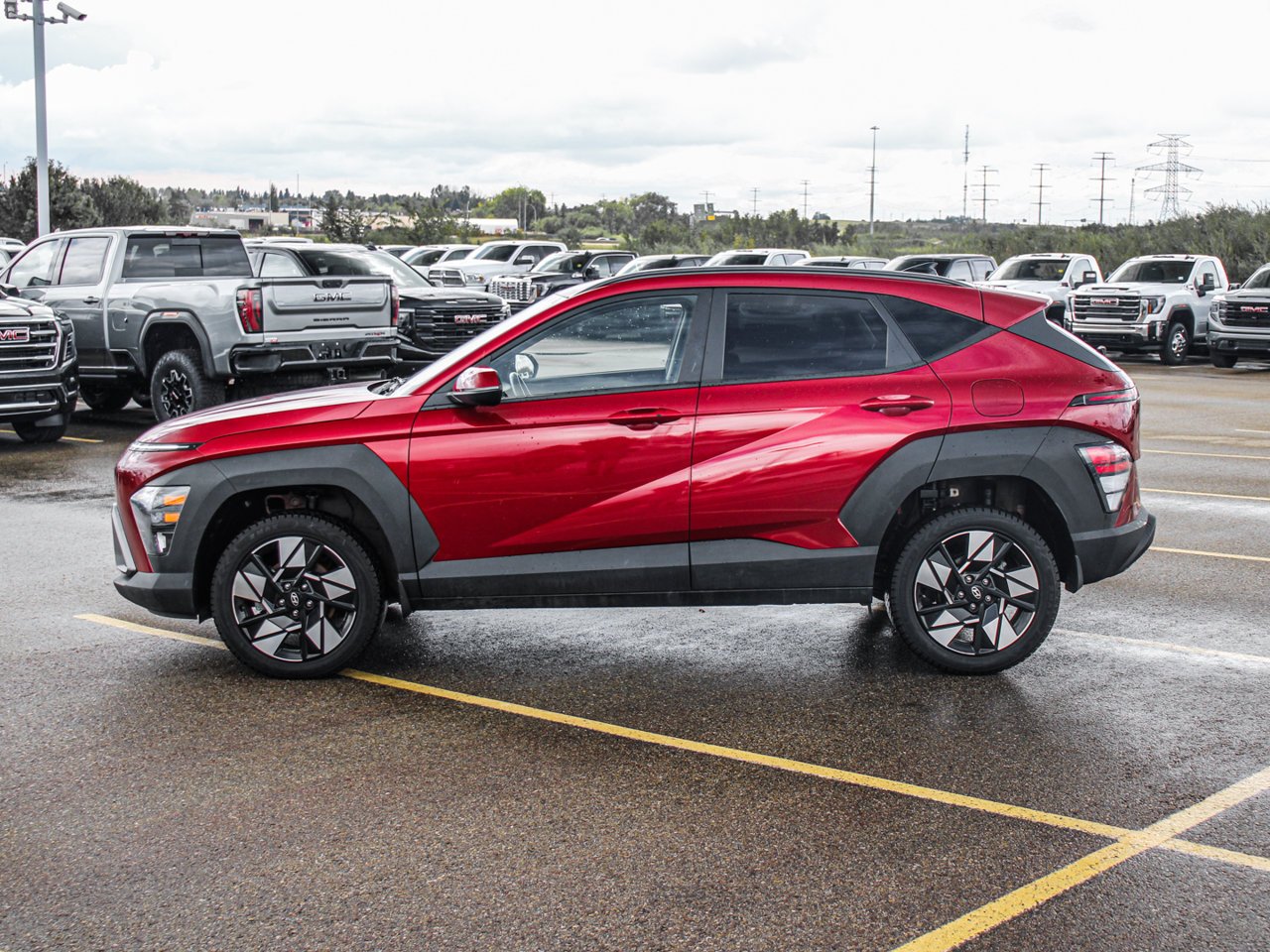 2024 Hyundai Kona 2.0L Preferred AWD Red Sherwood Park - photo #4