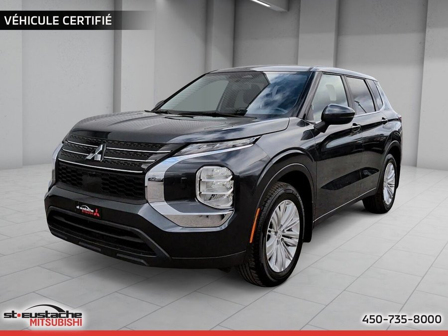 Mitsubishi Outlander ES S-AWC-BANC CHAUFFANT-CAMERA DE RECUL-CARPLAY/ANDROID AUTO 2024 Gris