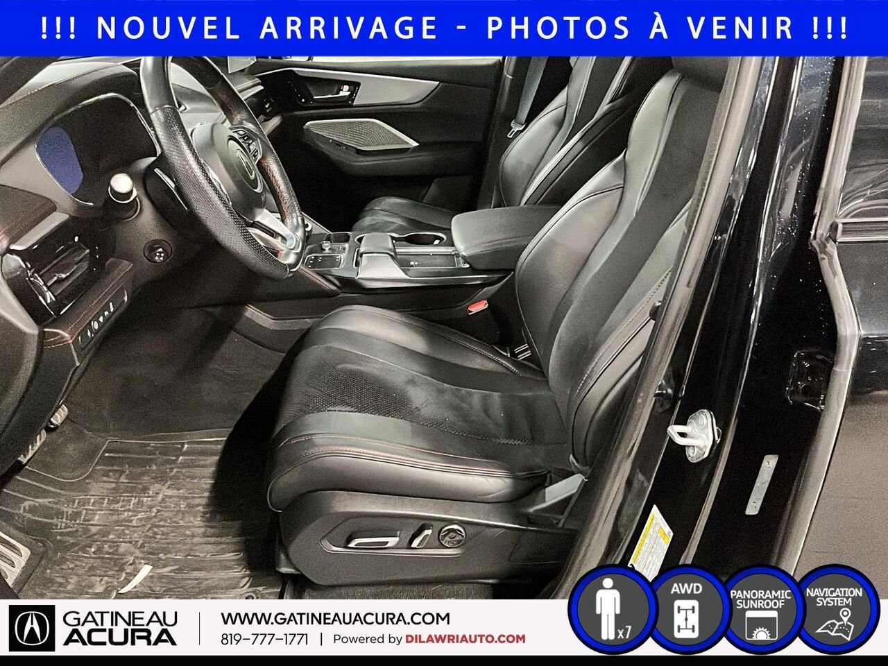 2022 Acura MDX A-Spec SH-AWD Black Gatineau - photo #8