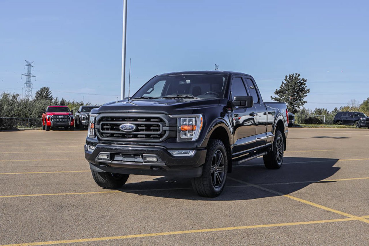 2021 Ford F-150 XLT 4WD SuperCab 6.5' Box Black Sherwood Park - photo #3