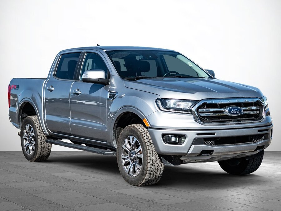 2021 Ford Ranger LARIAT FX4 SUPER CREW 4X4 CUIR CAMERA TOW PACK Grey