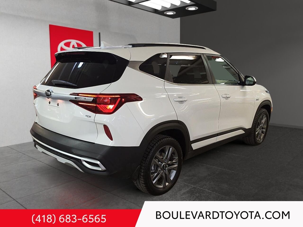 Kia SELTOS 100444A-13 | EX, AWD 2021 Blanc Québec - photo #3