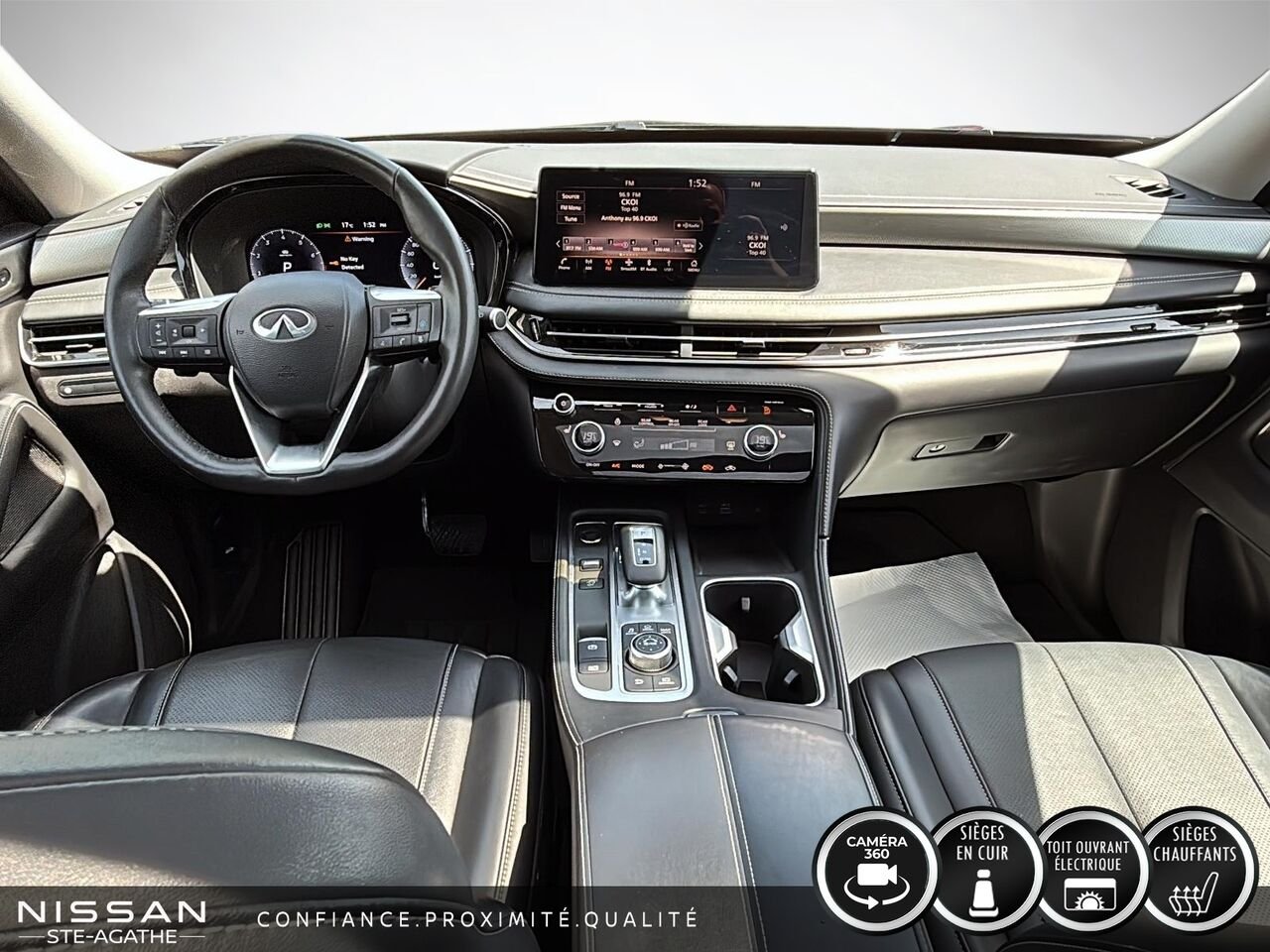 INFINITI QX60 LUXE | AWD | TOIT PANORAMIQUE | 7 PLACES | 2024 Noir Saint-Jérôme - photo #9